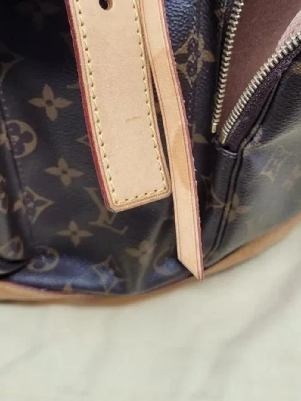 LOUIS VUITTON Monogram Canvas Backpack Sac Ad Bosp